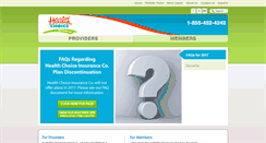 Desktop Screenshot of healthchoiceessential.com